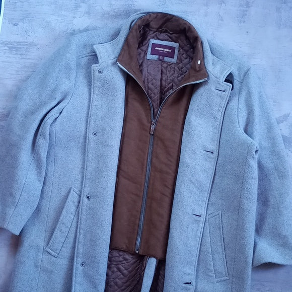 Johnston & Murphy Canada Wool Pea Coat Upton Car Coat