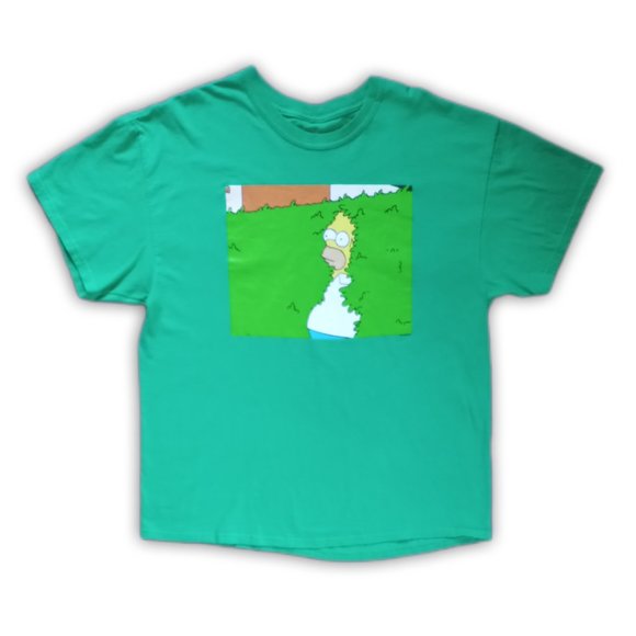 Homer Simpson Meme The Simpsons Bush Graphic T-Shirt