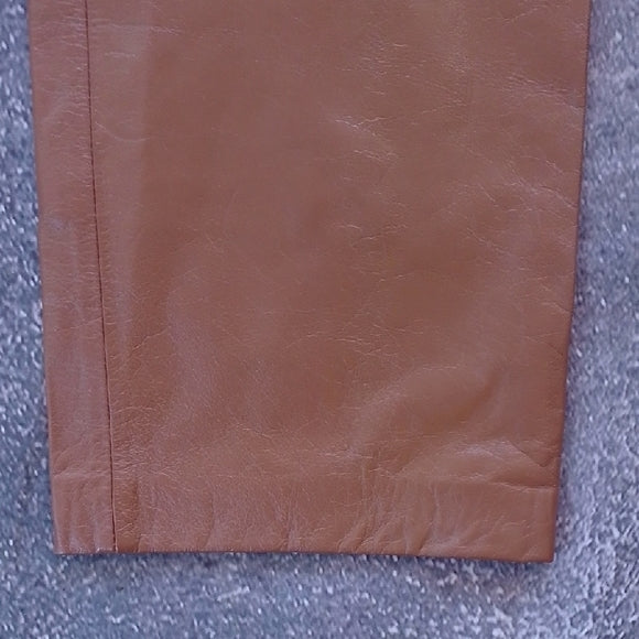 Danier Brown Leather Pants