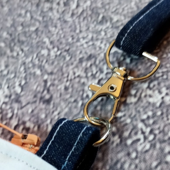 One-of-a-Kind Reworked 1993 NHL Crossbody Bag – Unisex