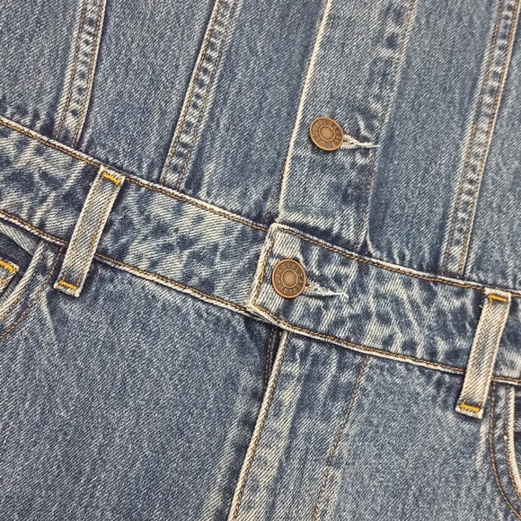 Agolde Silka Denim Jumpsuit