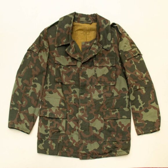 90s Vintage Russian Army VDV TTsKO Butan Jacket Makarov PM Pistol Holster SOVIET