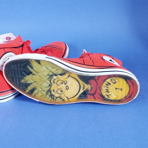 Rare Converse Cat In The Hat Hi Top Dr Seuss Book Thing Shoes UNISEX