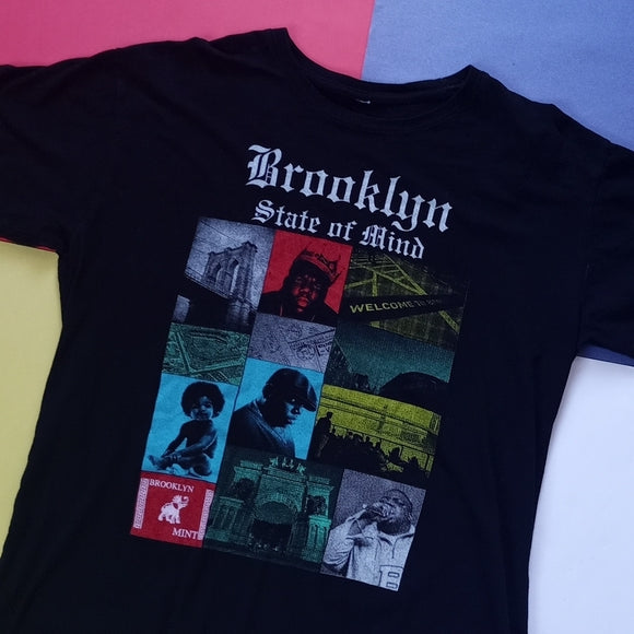 Notorious B.I.G. Brooklyn State Of Mind Rap Tee T-Shirt
