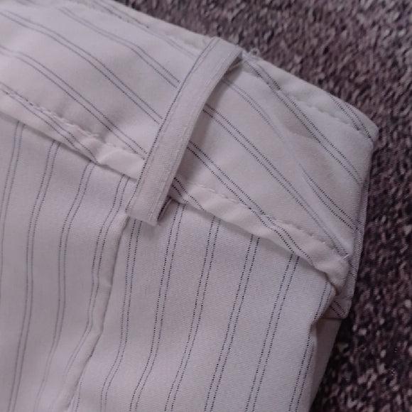 Vintage 90s White Striped Cropped Pants 725 ORIGINALS