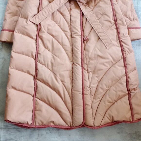 Vintage 1980s Cyclone Goose Down Shell Puffer Long Jacket