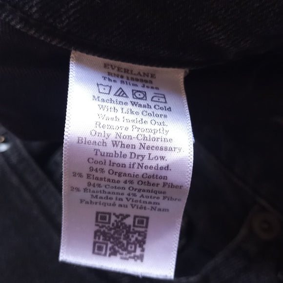Everlane Uniform 30x30 The Slim Jean Slim Fit Denim Jeans RN#139393