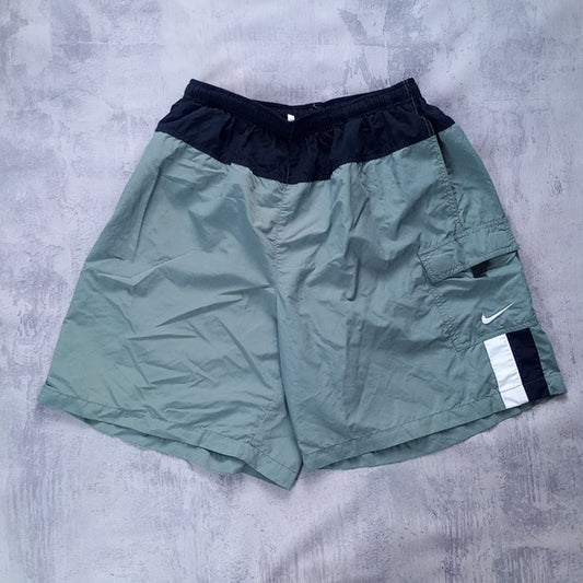 Vintage 90s Nike Cargo Pockets Essential Trunks Shorts