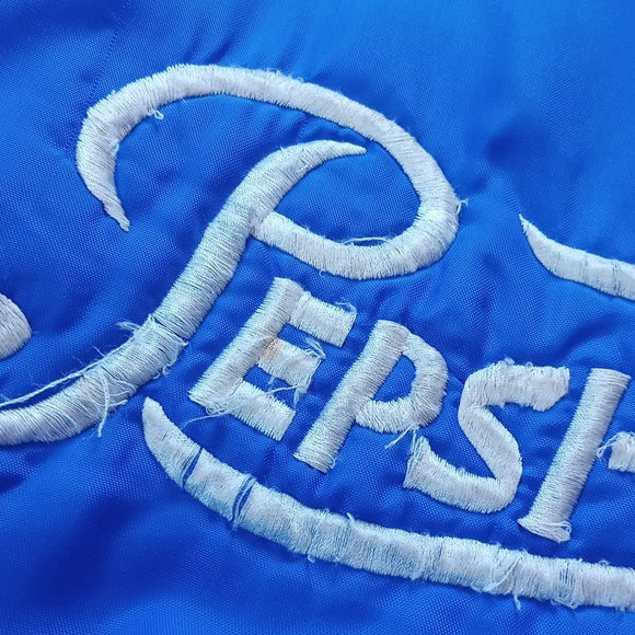 Vintage 80s Pepsi-Cola Button-Up Jacket Varsity