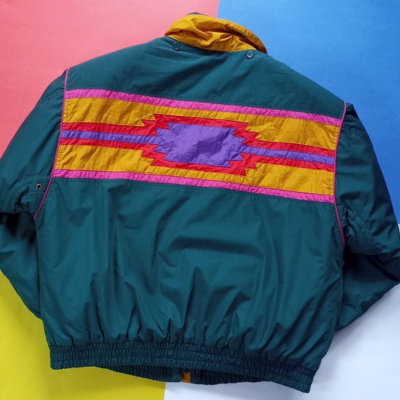 Vintage Beautiful Pattern Hunters Run Winter Puffer Jacket Unisex