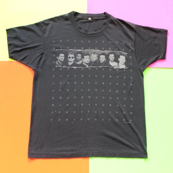 Vintage 1988/1988 UB40 World Tour T-Shirt Single Stitch