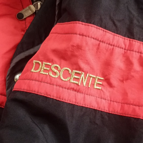 Vintage 90s Descente Funky Colour Block Winter Jacket Two-Tone
