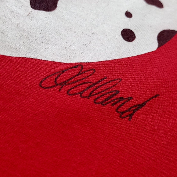 Vintage Smiley Dalmatian Screen Star Best Single Stitch T-Shirt Double Sided