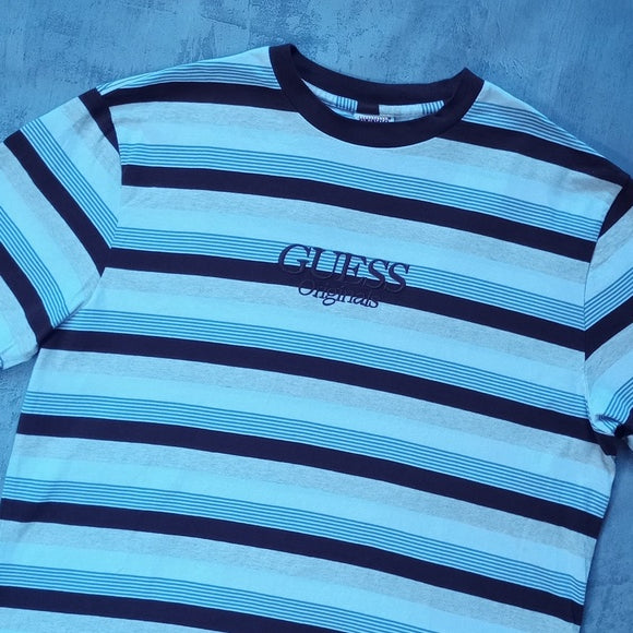 Vintage 1980s GUESS Originals Striped T-Shirt