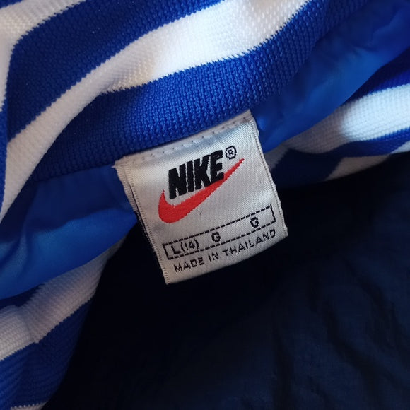 Vintage 90s Nike Essential Puffer Vest Blue/White