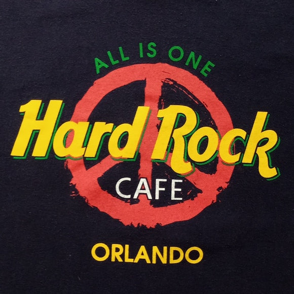 Vintage 1998 Hard Rock Cafe Orlando All Is One T-Shirt Unisex