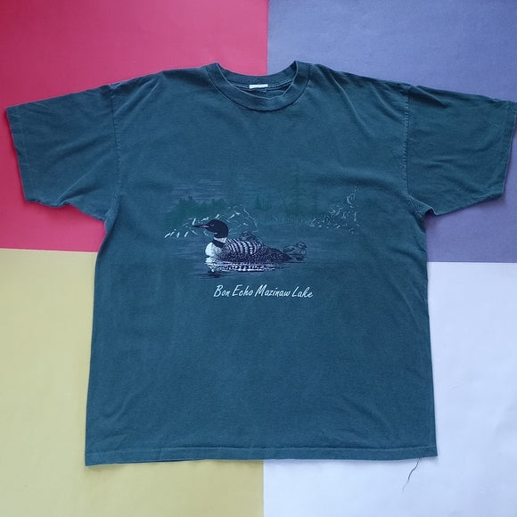 Vintage 90s Loons Bon Echo Mazinaw Lake Single Stitch T-Shirt UNISEX