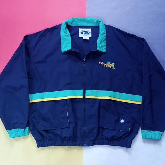 Vintage 90s The Canadian Open Golf The Abbey Windbreaker Jacket Unisex