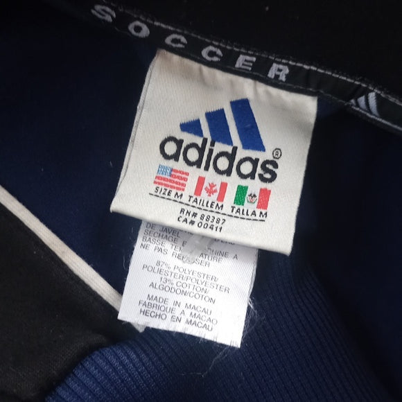 Vintage 90s Adidas track-style zip-up Jacket