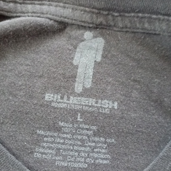Official Billie Eilish White Eyes Graphic T-Shirt UNISEX Concert