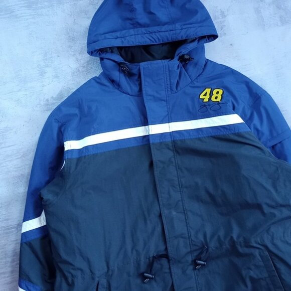 Jimmie Johnson #43 Lowe's Team Racing Embroidered Winter Jacket Chase Authentics