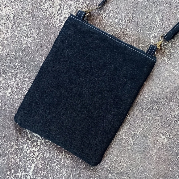 One-of-a-Kind Reworked Vintage Floral Crossbody Bag – Unisex