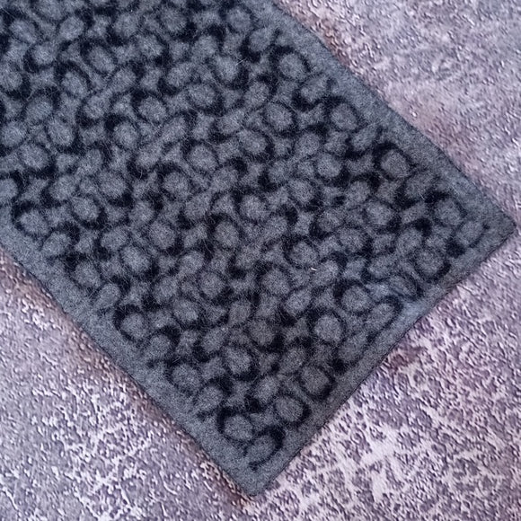 COACH C Pattern Wool Scarf