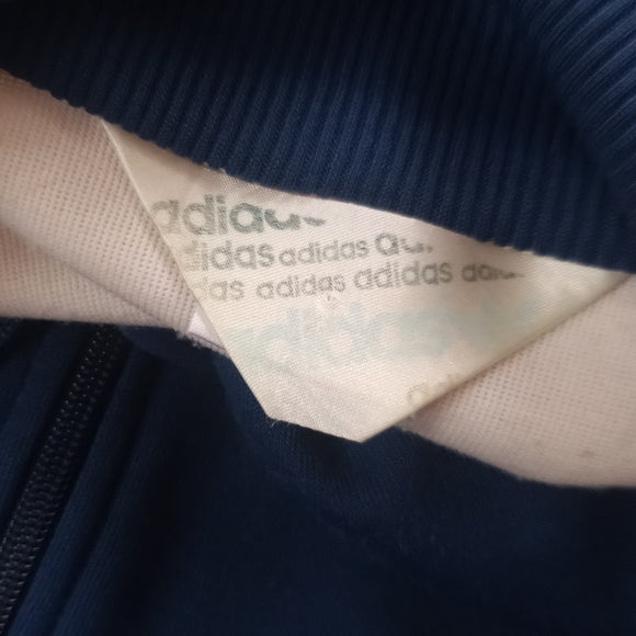 Vintage 1970s Adidas Track Style Retro Zip-Up Jacket
