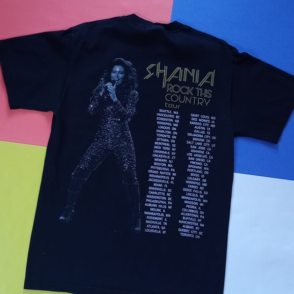 Shania Twain Rock This Country Tour Band T-Shirt