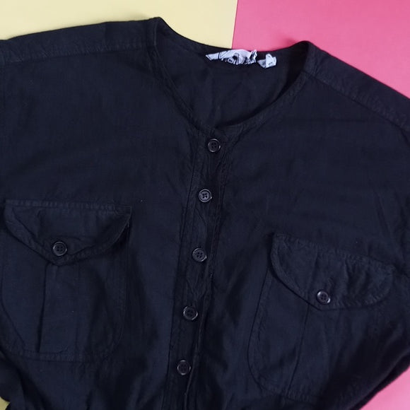 Vintage 90s 2DYE4 One Piece Shirt/Short Combo Jumpsuit/Romper