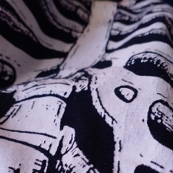Vintage Custom “LA PARKA” Upcycled Skeleton Sweater UNISEX