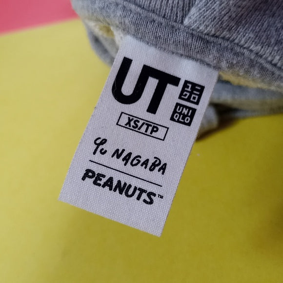 Snoopy Peanuts x Yu Nagaba UNIQLO Hoodie Grey UNISEX