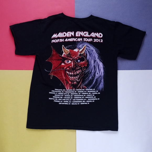 RARE Official Iron Maiden England 2012 North American Tour T-Shirt