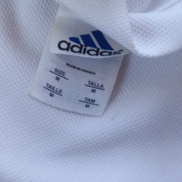Vintage 90s Adidas Workout-Style Mesh Jersey Shirt