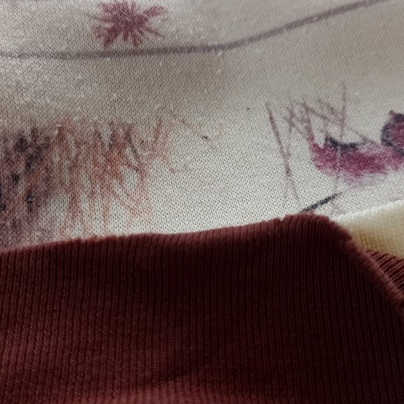 Vintage 90s Birds Button-Up Sweater