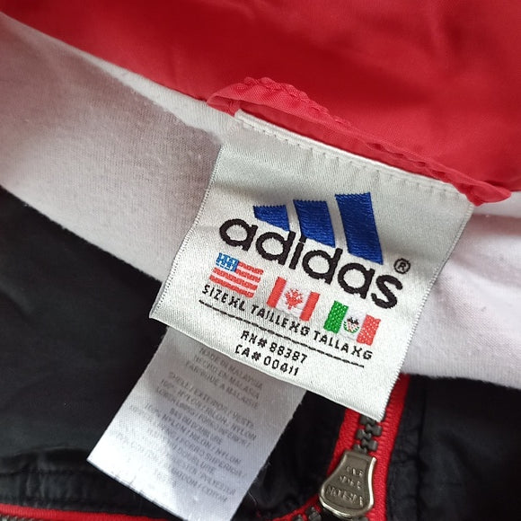 Vintage 90s ADIDAS YORK University Windbreaker Jacket Unisex