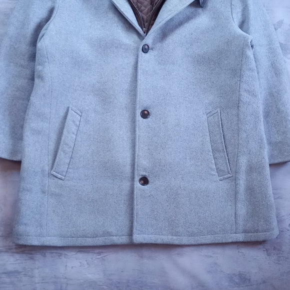 Johnston & Murphy Canada Wool Pea Coat Upton Car Coat