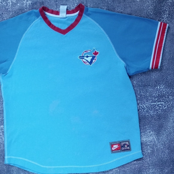 MLB x NIKE TORONTO BLUE JAYS COOPERSTOWN COLLECTION T-SHIRT JERSEY