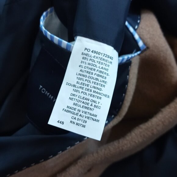 Tommy Hilfiger Wool Pea Coat Jacket