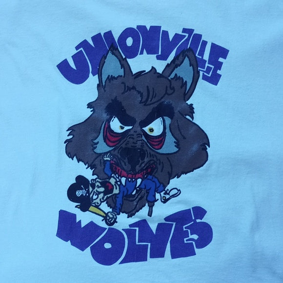 Vintage 90s Unionville Wolves We've Got Spirit Single Stitch T-Shirt