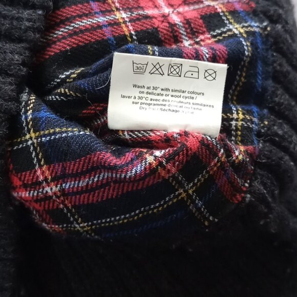 Vintage 1990s Schott Knit Wool Sweater Zip Up