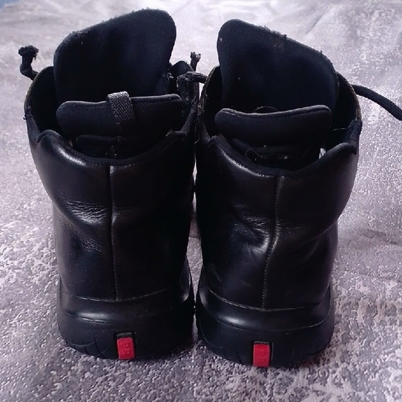 PRADA Men's Black Leather Boots 0825