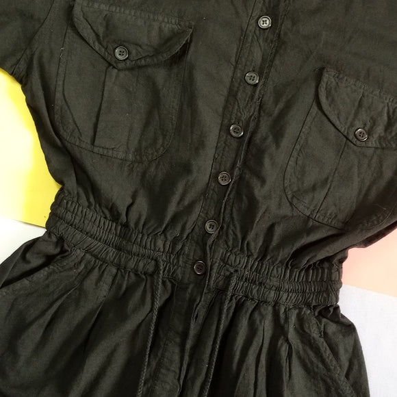 Vintage 90s 2DYE4 One Piece Shirt/Short Combo Jumpsuit/Romper