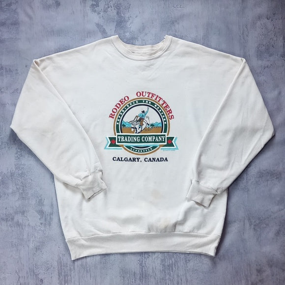 Vintage 90s Rodeo Outfitter Trading Company Crewneck Sweater