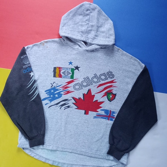 Vintage Adidas By Privasport World Federation Hoodie Unisex