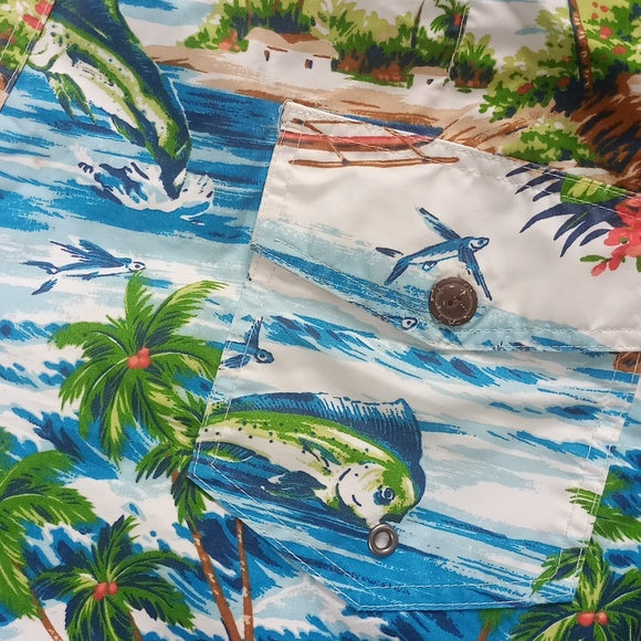 POLO RALPH LAUREN HAWAIIAN TRAVELLER SWIM SHORT unisex