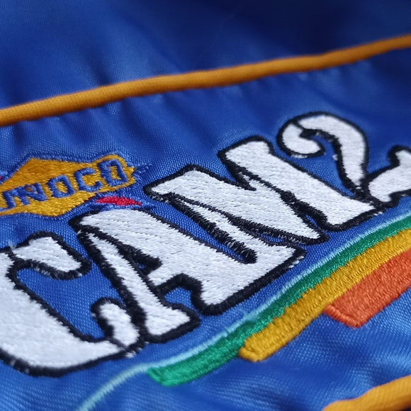 Vintage 90s SUNOCO GOLD CAM2 Embroidered Zip Up Jacket UNISEX