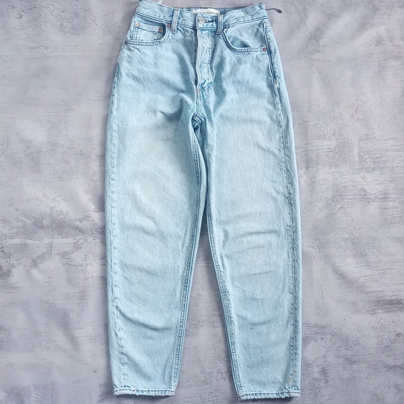 DENIM FORUM The Claudia High Rise Baggy 28L Women's Jeans