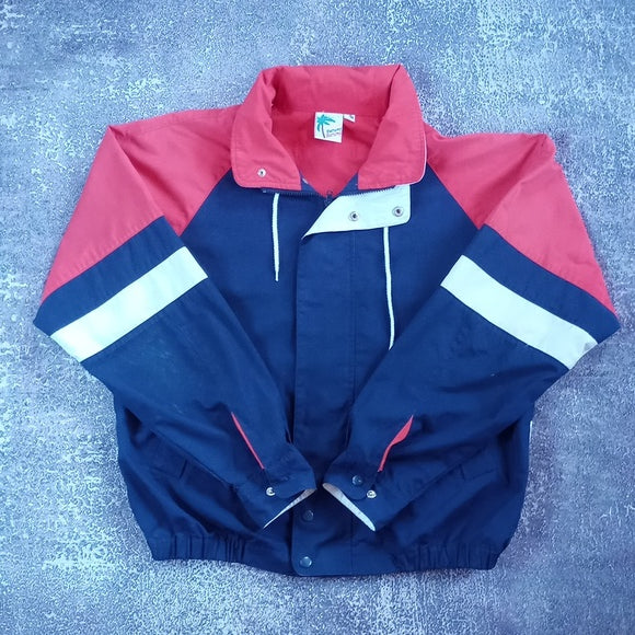 Vintage 90s Bahama Bahama Bahama Canvas Style Colour Block Jacket
