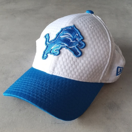 NWOT New Era Cream Detroit Lions 39THIRTY Adjustable Snapback Hat